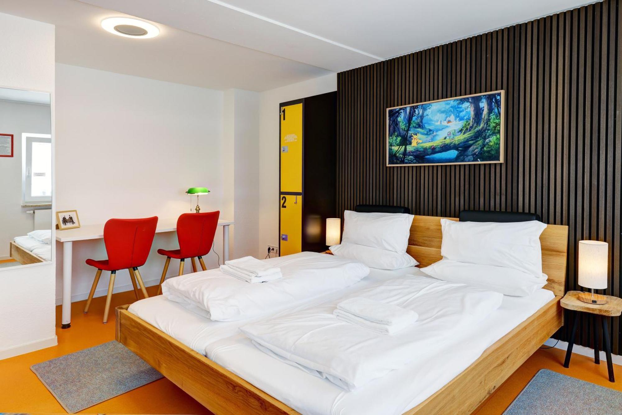 Hostel مانهايم المظهر الخارجي الصورة A typical room at the hotel